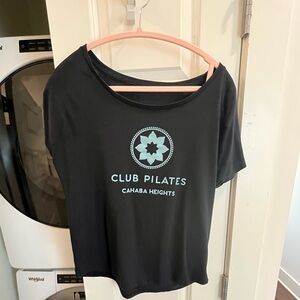 Club Pilates Black T-Shirt Size Medium